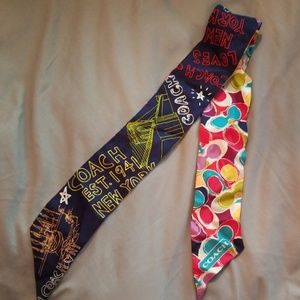 Coach poppy scarf New York edition